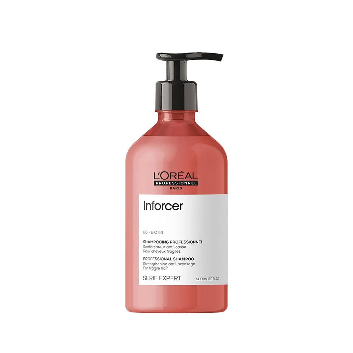 L'Oréal Professionnel | Inforcer Expert Series Anti-Breakage Shampoo for Brittle and Fragile Hair, 500 ml