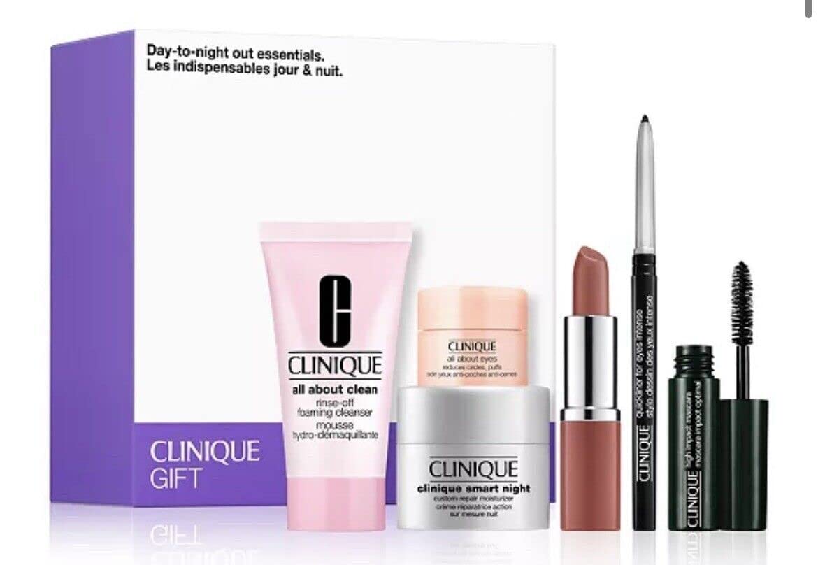 Clinique Day-To Night Out Essential Beauty Kit -6Pcs