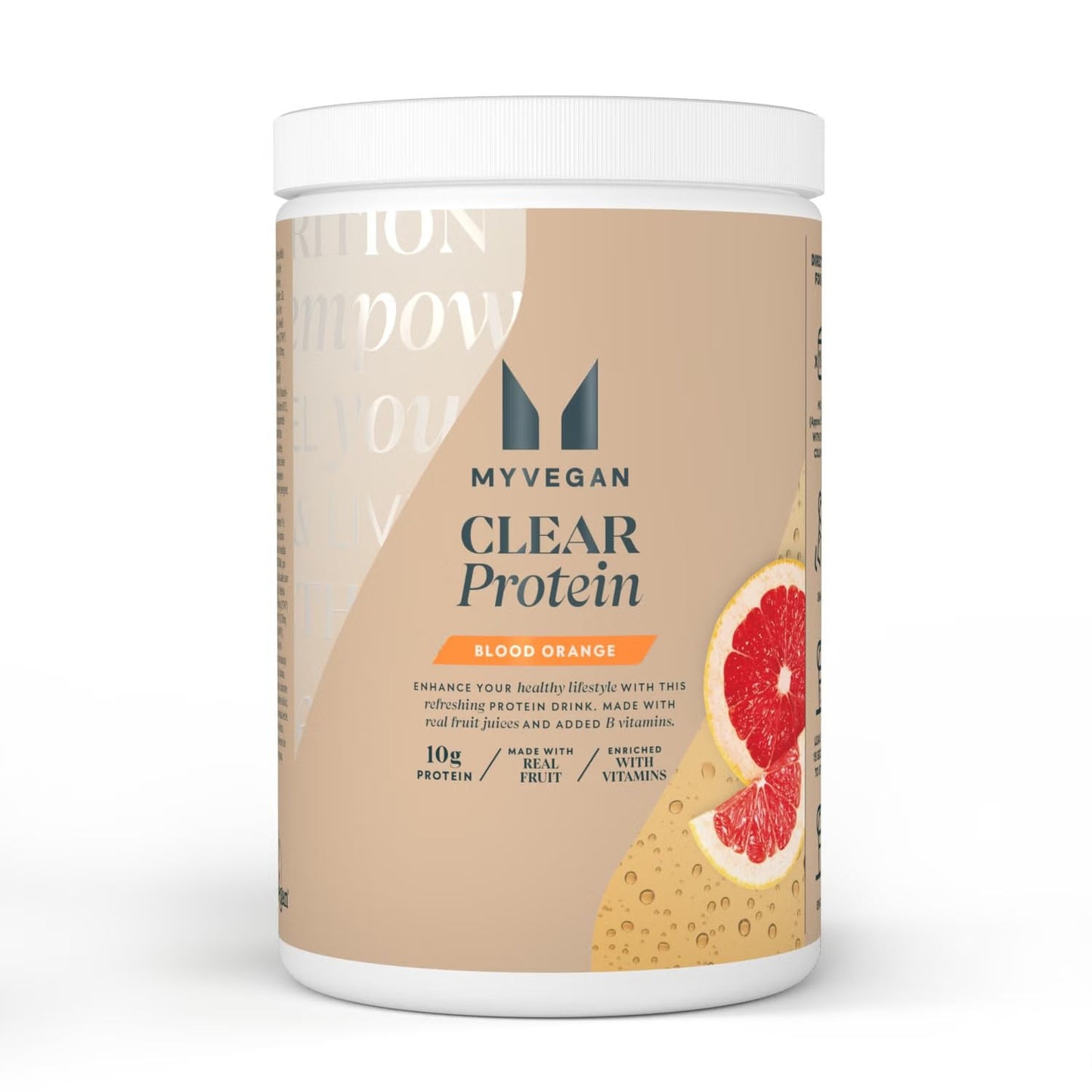 Myprotein Clean Vegan Plant Protein Powder 320g Blood Orange