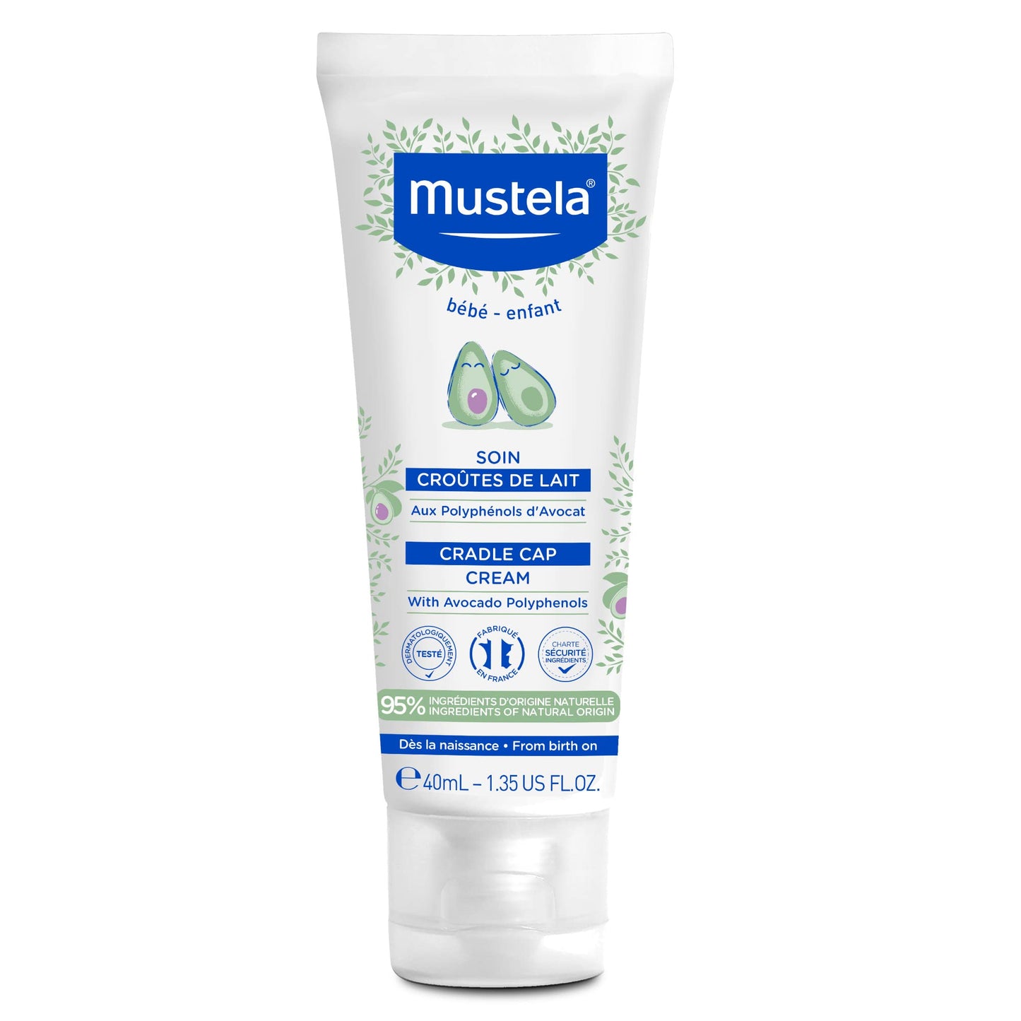 Mustela 40ml Cradle Cap Cream, 1 Count