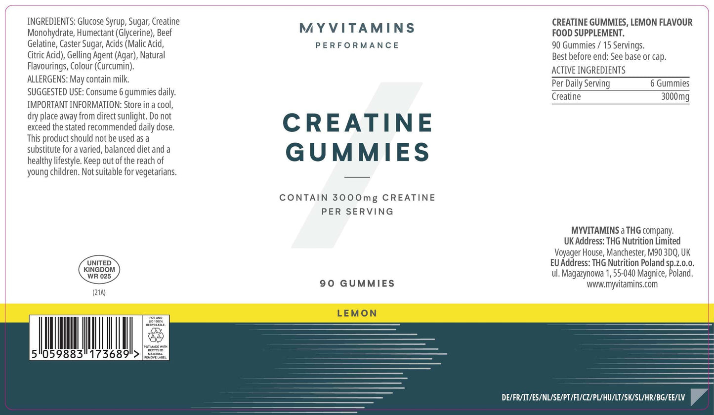 Myprotein Creatine Gummies - 90 Gummies