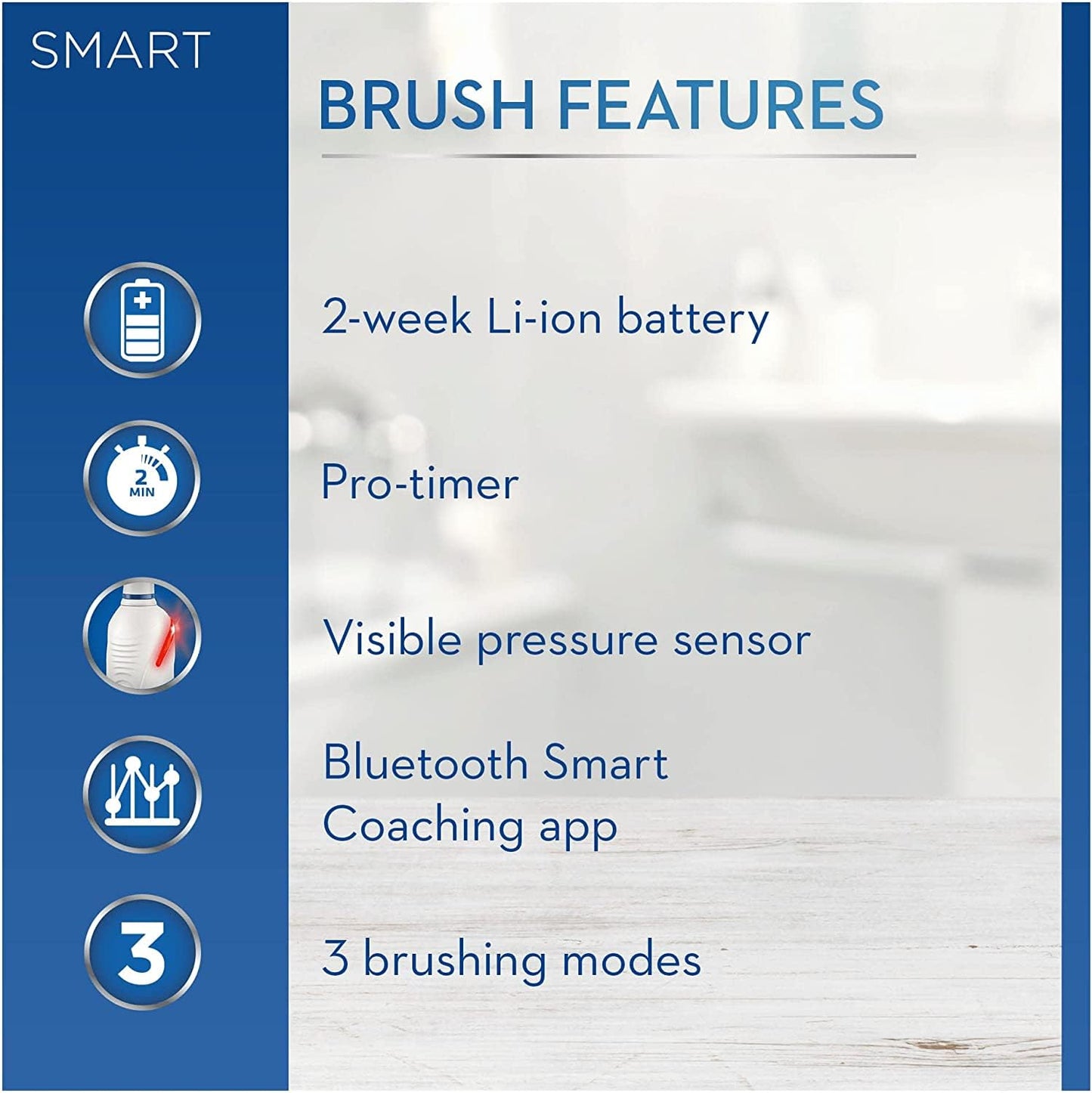 Oral-B Smart 4 4900 2X Electric Toothbrushes Rechargeable, App Connected, Pink & Black, 3 Modes + Oral-B CrossAction Toothbrush Head with CleanMaximiser Technology