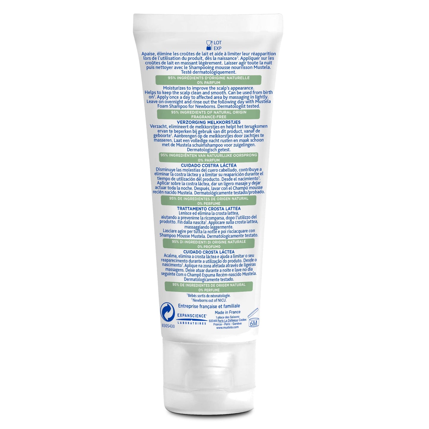 Mustela 40ml Cradle Cap Cream, 1 Count