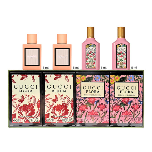 Gucci Perfumes for Women - 4 Pcs. Women's Fragrances Gift Set for Women - 2X ...